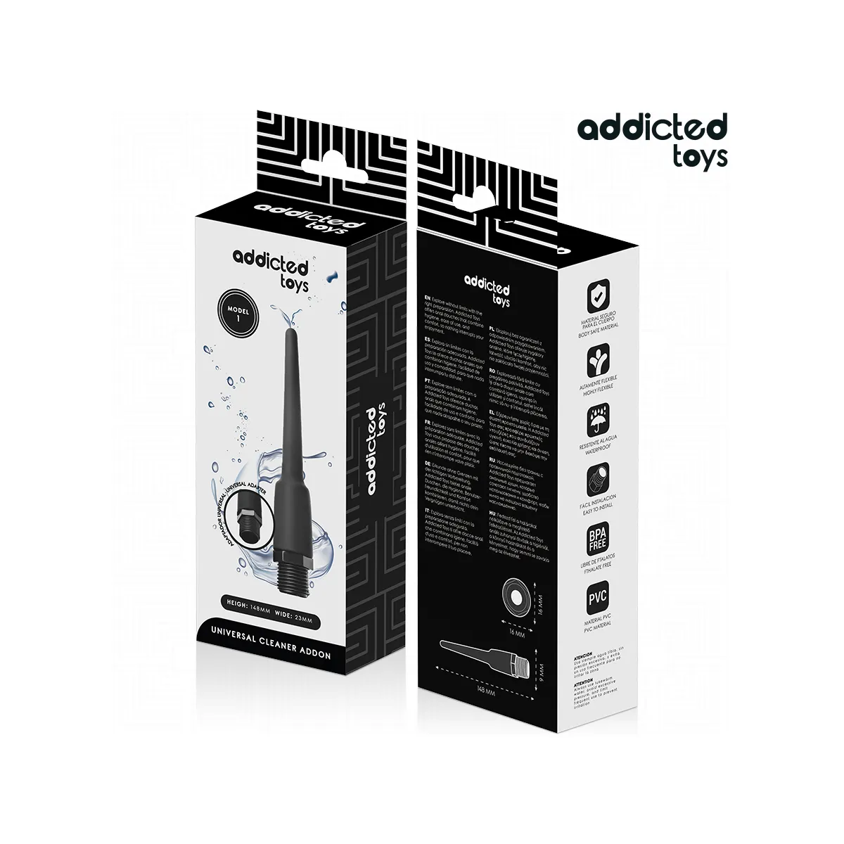 Anal Cleaner mit Universaladapter Modell 1 von Addicted Toys | Fesselliebe.de