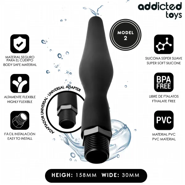 Anal Cleaner mit Universaladapter Modell 2 von Addicted Toys | Fesselliebe.de