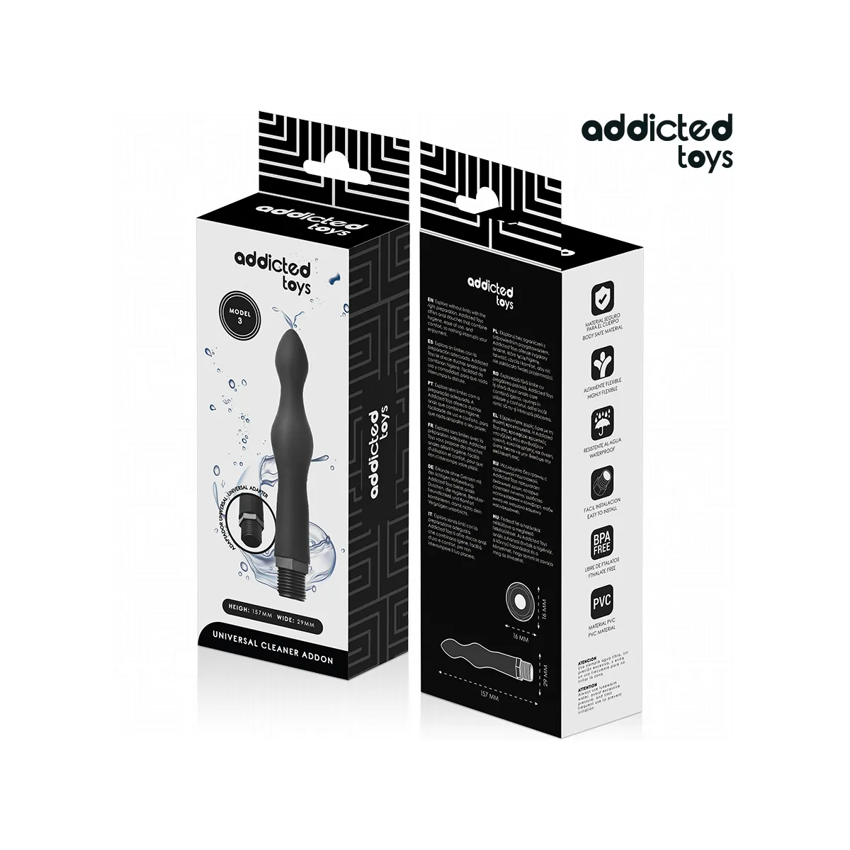 Anal Cleaner mit Universaladapter Modell 3 von Addicted Toys | Fesselliebe.de