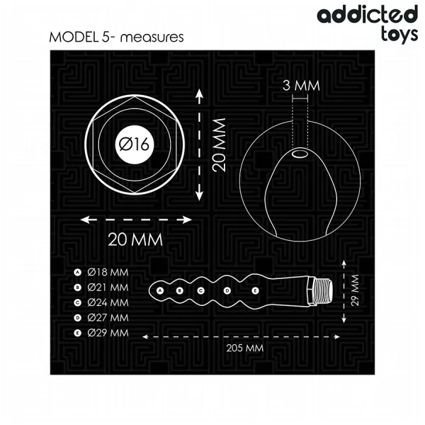 Anal Cleaner mit Universaladapter Modell 5 von Addicted Toys | Fesselliebe.de