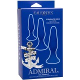 Admiral Kit 3 Analplug Blau von Calexotics | Fesselliebe.de
