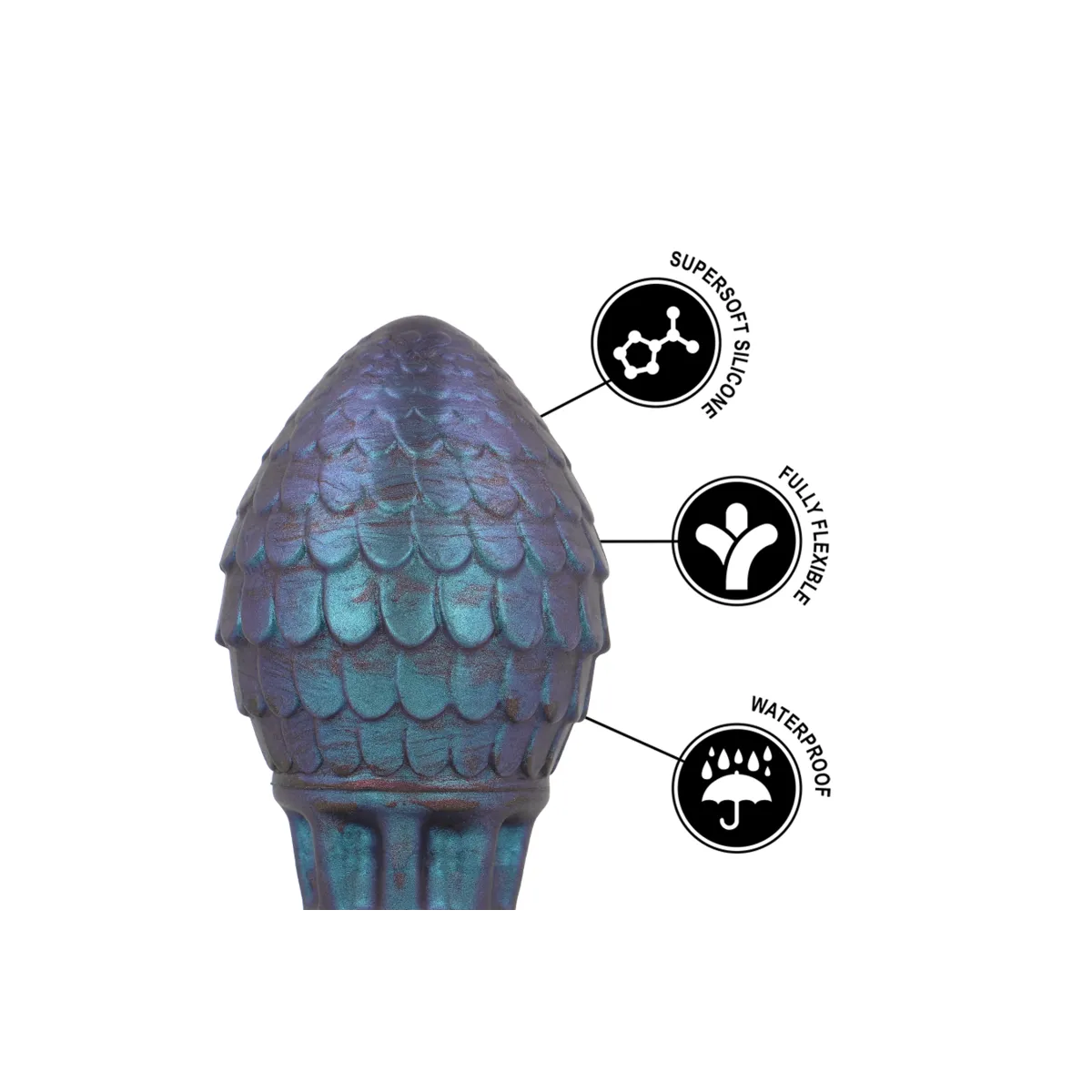 Vrakos Drachenei Analplug Grösse M von Epic | Fesselliebe.de