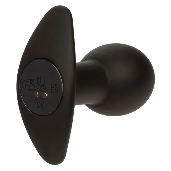 Rock Bottom Anal Plug 10 Vibrationen Silikon Schwarz von Calexotics | Fesselliebe.de