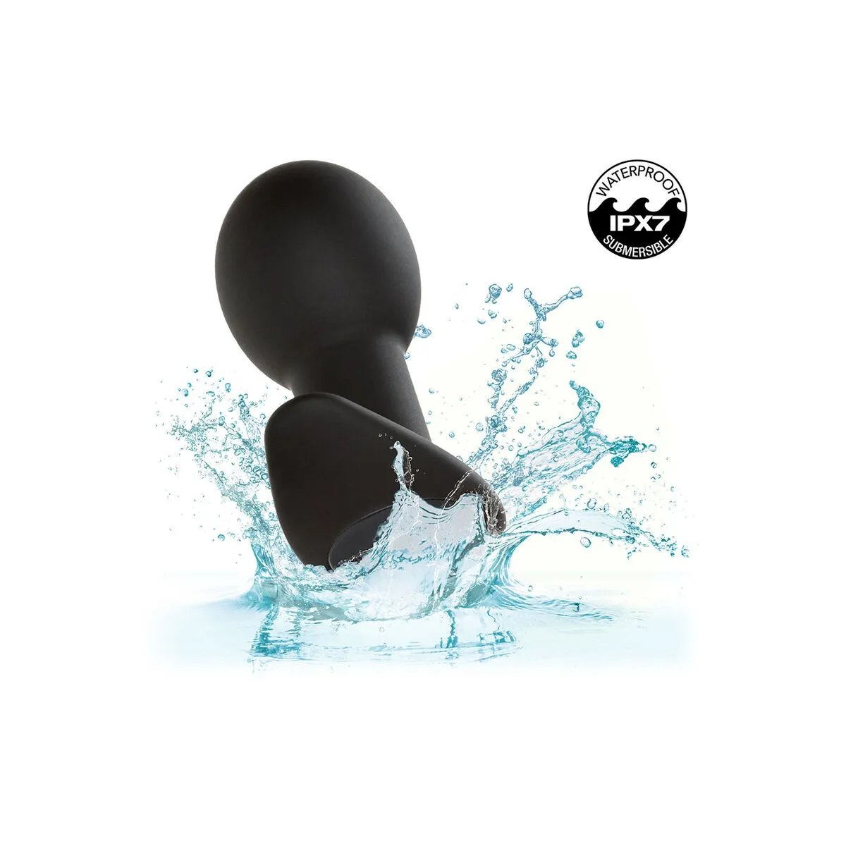 Rock Bottom Anal Plug 10 Vibrationen Silikon Schwarz von Calexotics | Fesselliebe.de