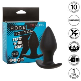 Rock Bottom Perfect Anal Plug 10 Vibrationen Silikon Schwarz von Calexotics | Fesselliebe.de