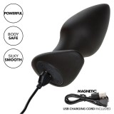 Rock Bottom Perfect Anal Plug 10 Vibrationen Silikon Schwarz von Calexotics | Fesselliebe.de