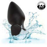 Rock Bottom Perfect Anal Plug 10 Vibrationen Silikon Schwarz von Calexotics | Fesselliebe.de