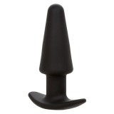 Rock Bottom Tapered Anal Plug 10 Vibraciones Silikon Schwarz von Calexotics | Fesselliebe.de