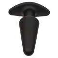 Rock Bottom Tapered Anal Plug 10 Vibraciones Silikon Schwarz von Calexotics