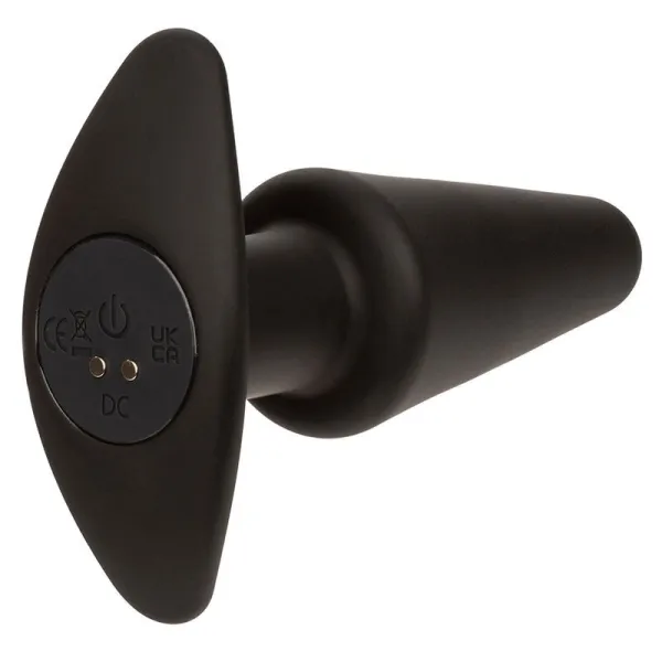 Rock Bottom Tapered Anal Plug 10 Vibraciones Silikon Schwarz von Calexotics | Fesselliebe.de