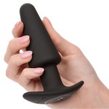 Rock Bottom Tapered Anal Plug 10 Vibraciones Silikon Schwarz von Calexotics | Fesselliebe.de