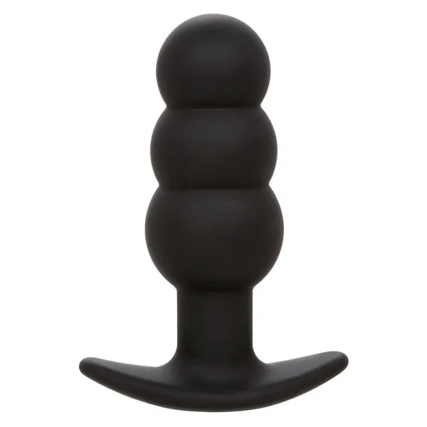 Rock Bottom Anal Plug mit Perlen 10 Vibrationen Silikon Schwarz von Calexotics | Fesselliebe.de