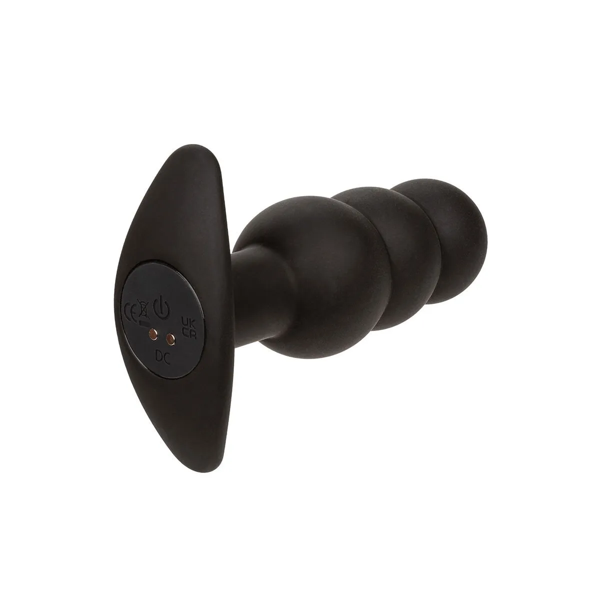 Rock Bottom Anal Plug mit Perlen 10 Vibrationen Silikon Schwarz von Calexotics | Fesselliebe.de