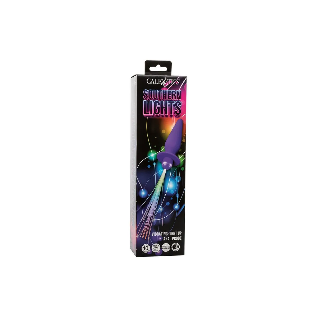 Southern Lights Light Up Leuchtende Analstecker 10 Vibrationen Silikon Lila von Calexotics | Fesselliebe.de