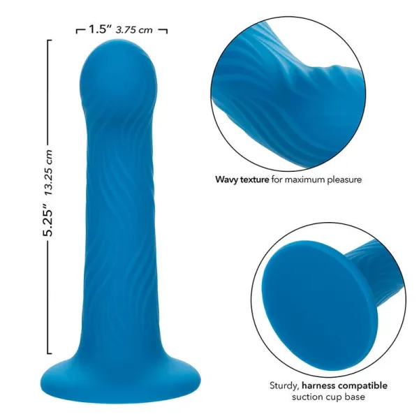 Wave Rider Ripple Analstecker Blau von Calexotics | Fesselliebe.de