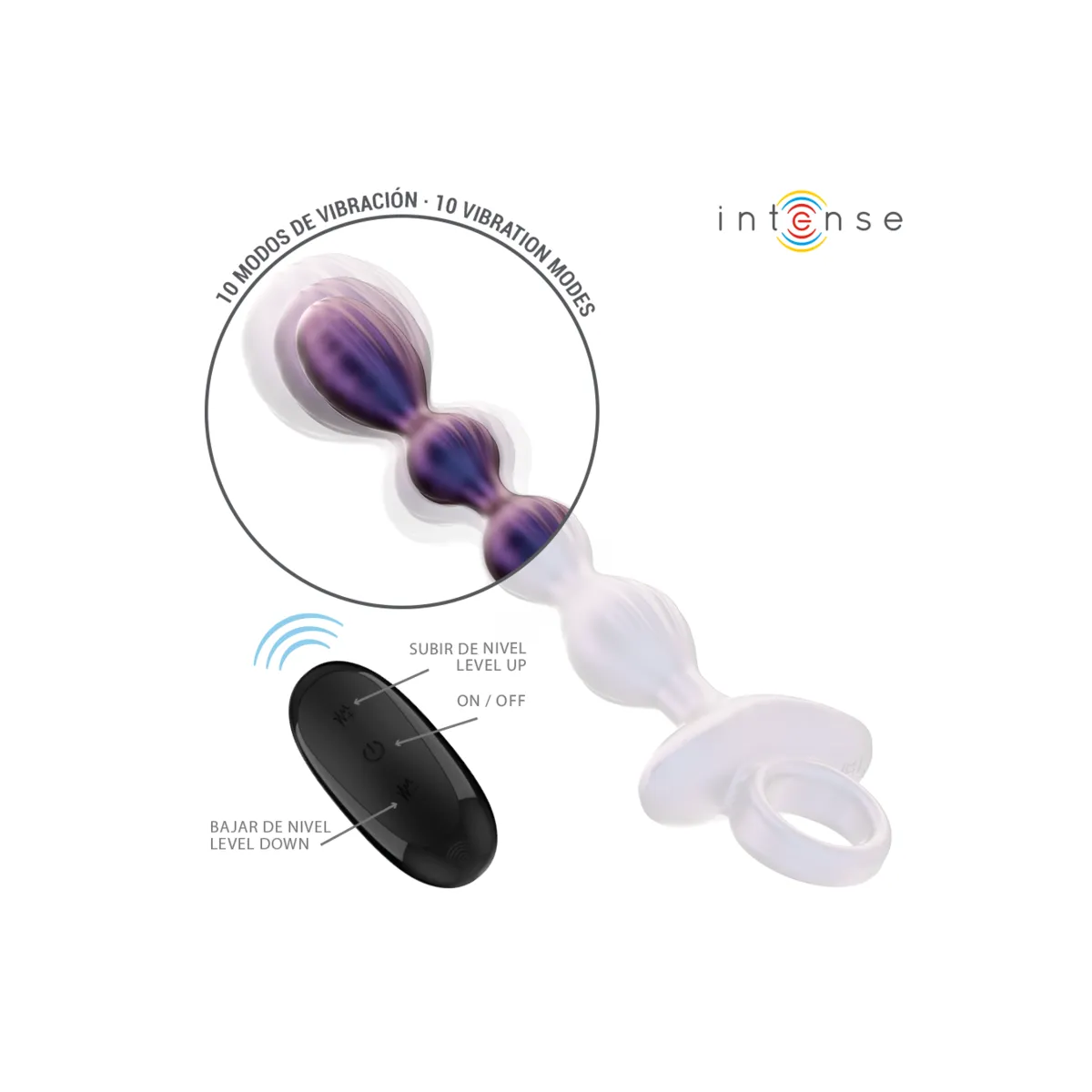 Jackie Vibrierender Analstecker Modell 1 mit Fernbedienung von Intense Anal Toys | Fesselliebe.de