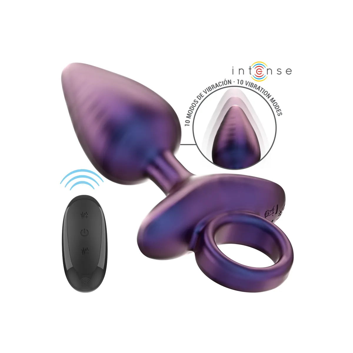 Michael Vibrierender Analstecker Modell 2 mit Fernbedienung von Intense Anal Toys | Fesselliebe.de