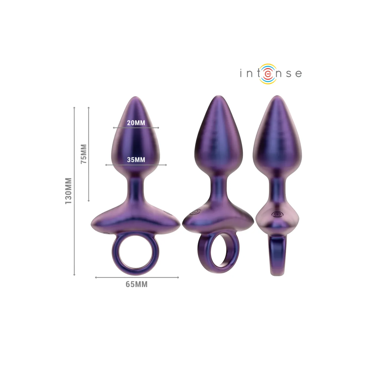 Michael Vibrierender Analstecker Modell 2 mit Fernbedienung von Intense Anal Toys | Fesselliebe.de