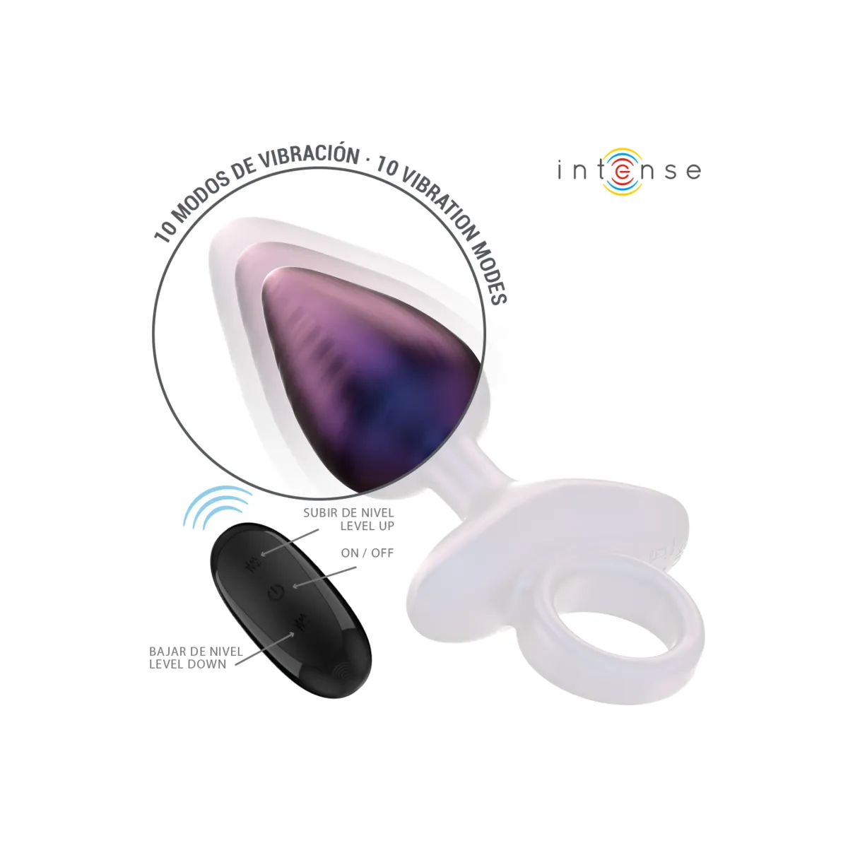 Michael Vibrierender Analstecker Modell 2 mit Fernbedienung von Intense Anal Toys | Fesselliebe.de