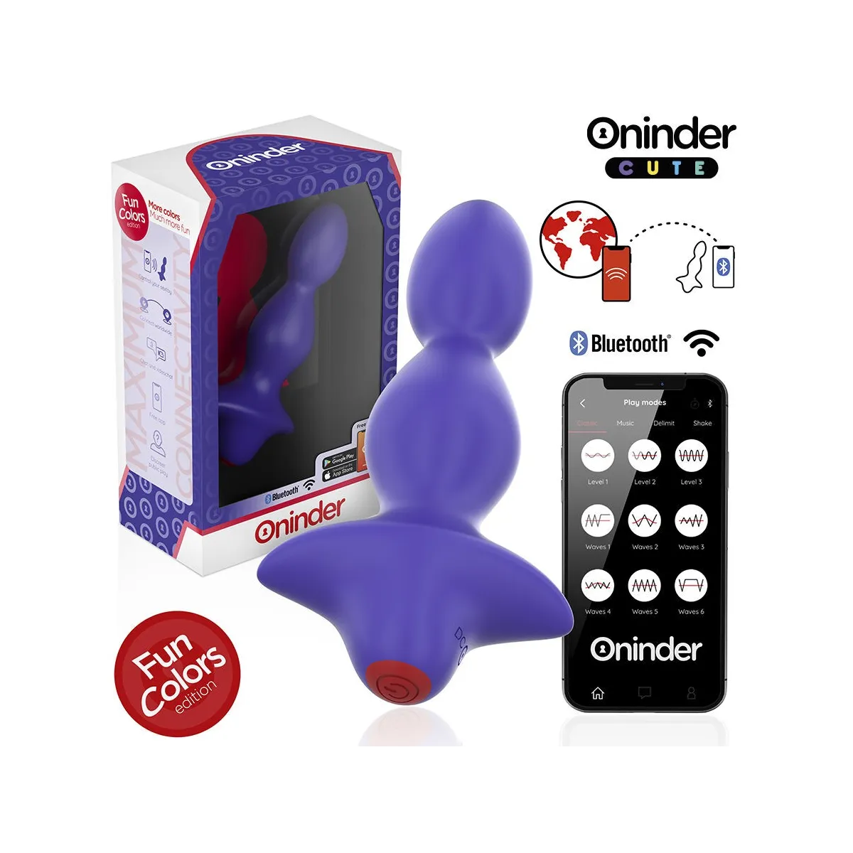 Love Butt Vibrierender Analplug-Dilatator - Kostenlose Weltweite App von Oninder Cute | Fesselliebe.de