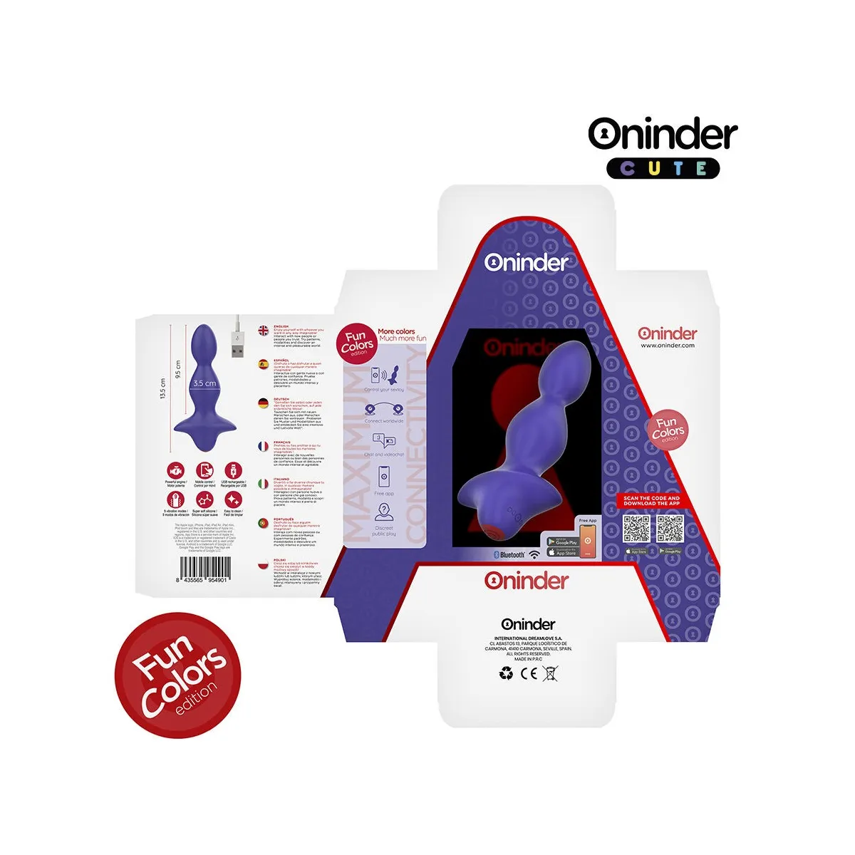 Love Butt Vibrierender Analplug-Dilatator - Kostenlose Weltweite App von Oninder Cute | Fesselliebe.de