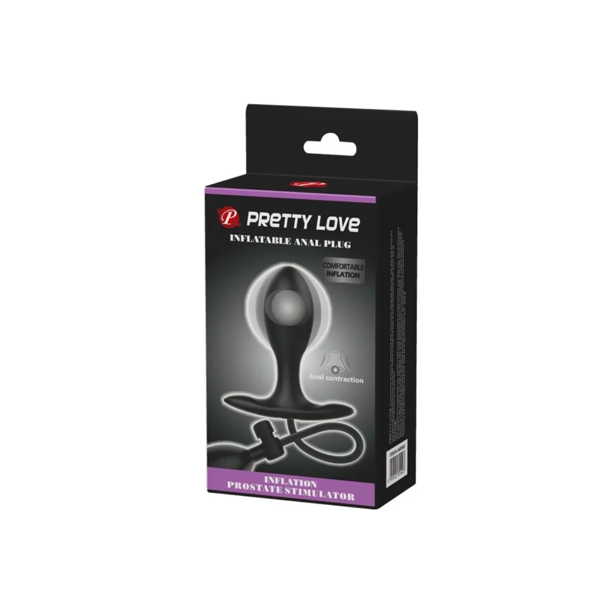 Aufblasbarer Analstecker Schwarz von Pretty Love | Fesselliebe.de