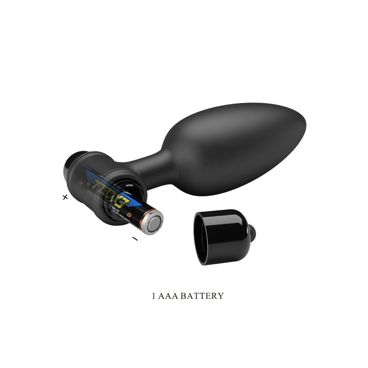 Vibra Butt Plug 2 Anal Plug 10 Vibrationen Schwarz von Pretty Love | Fesselliebe.de
