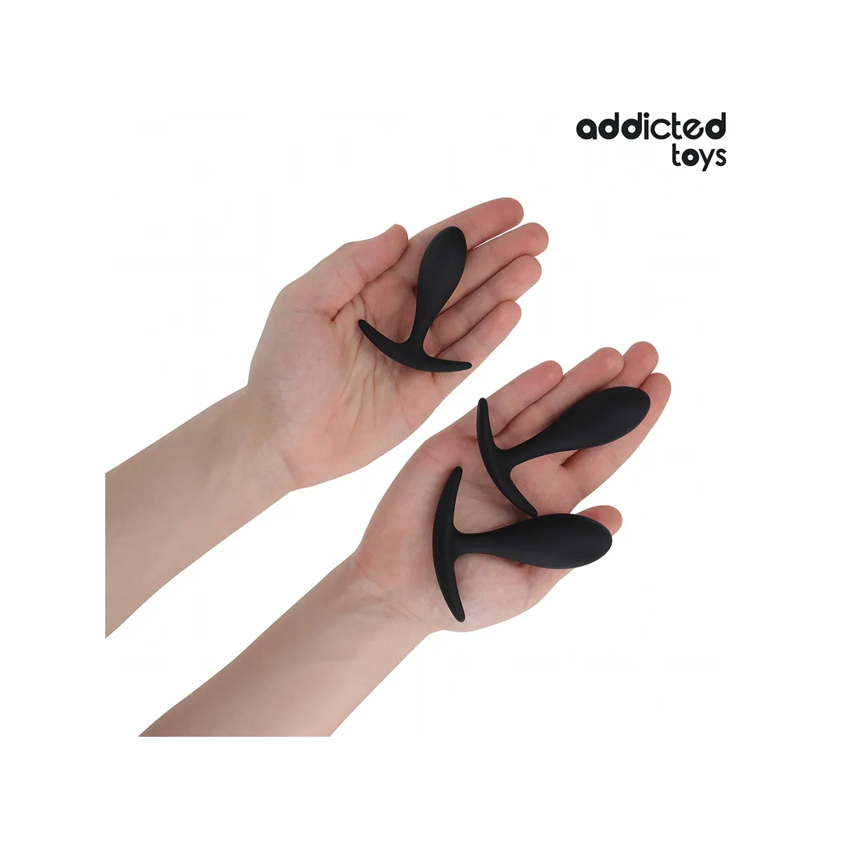 3er-Set Analplug Modell 2 von Addicted Toys | Fesselliebe.de