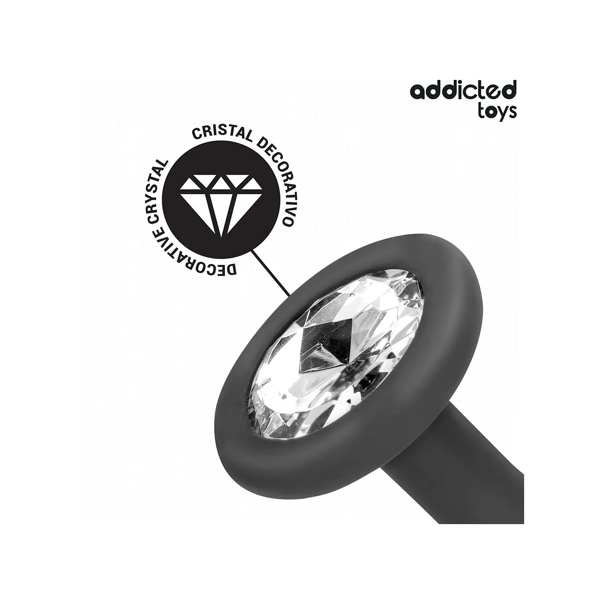 3er-Set Analplug mit Juwel von Addicted Toys | Fesselliebe.de