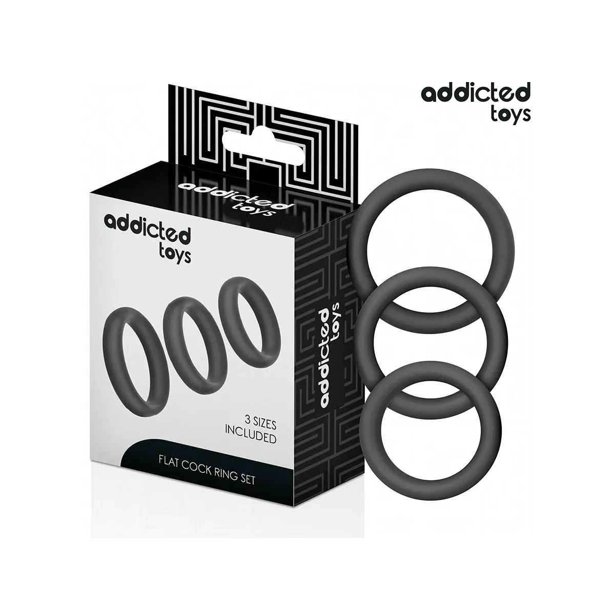 Set aus Flachen Silikonringen von Addicted Toys | Fesselliebe.de