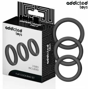 Set aus Flachen Silikonringen von Addicted Toys | Fesselliebe.de