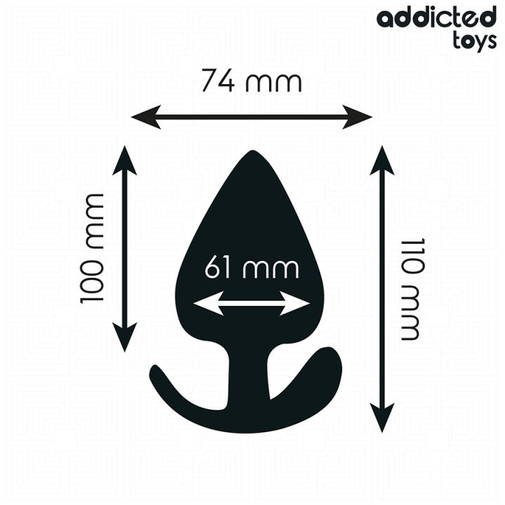 Analstecker Grösse XXL 11 cm von Addicted Toys | Fesselliebe.de