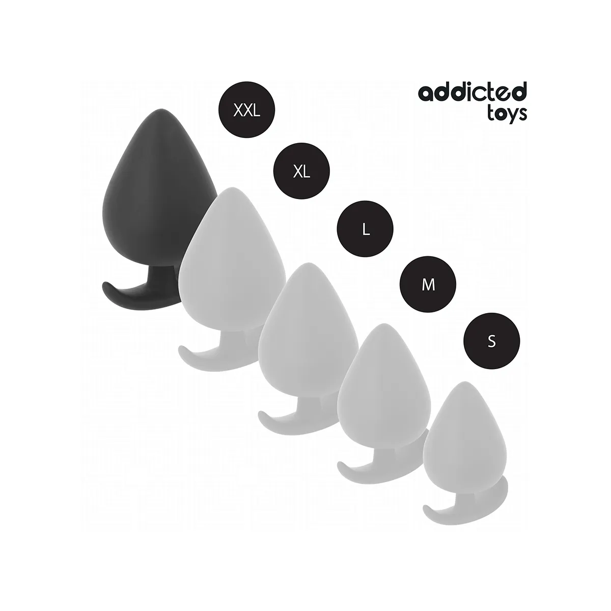 Analstecker Grösse XXL 11 cm von Addicted Toys | Fesselliebe.de