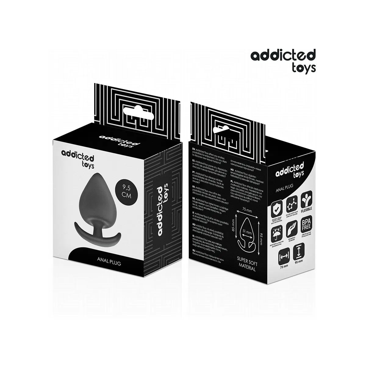 Analplug Grösse XL 9,5 cm von Addicted Toys | Fesselliebe.de