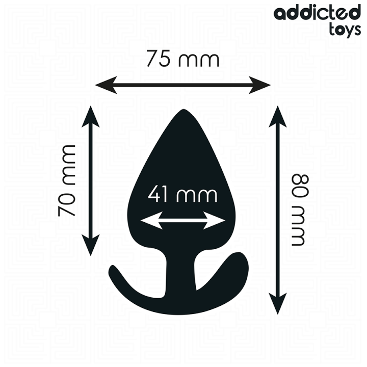 Analstecker Grösse L 8 cm von Addicted Toys | Fesselliebe.de