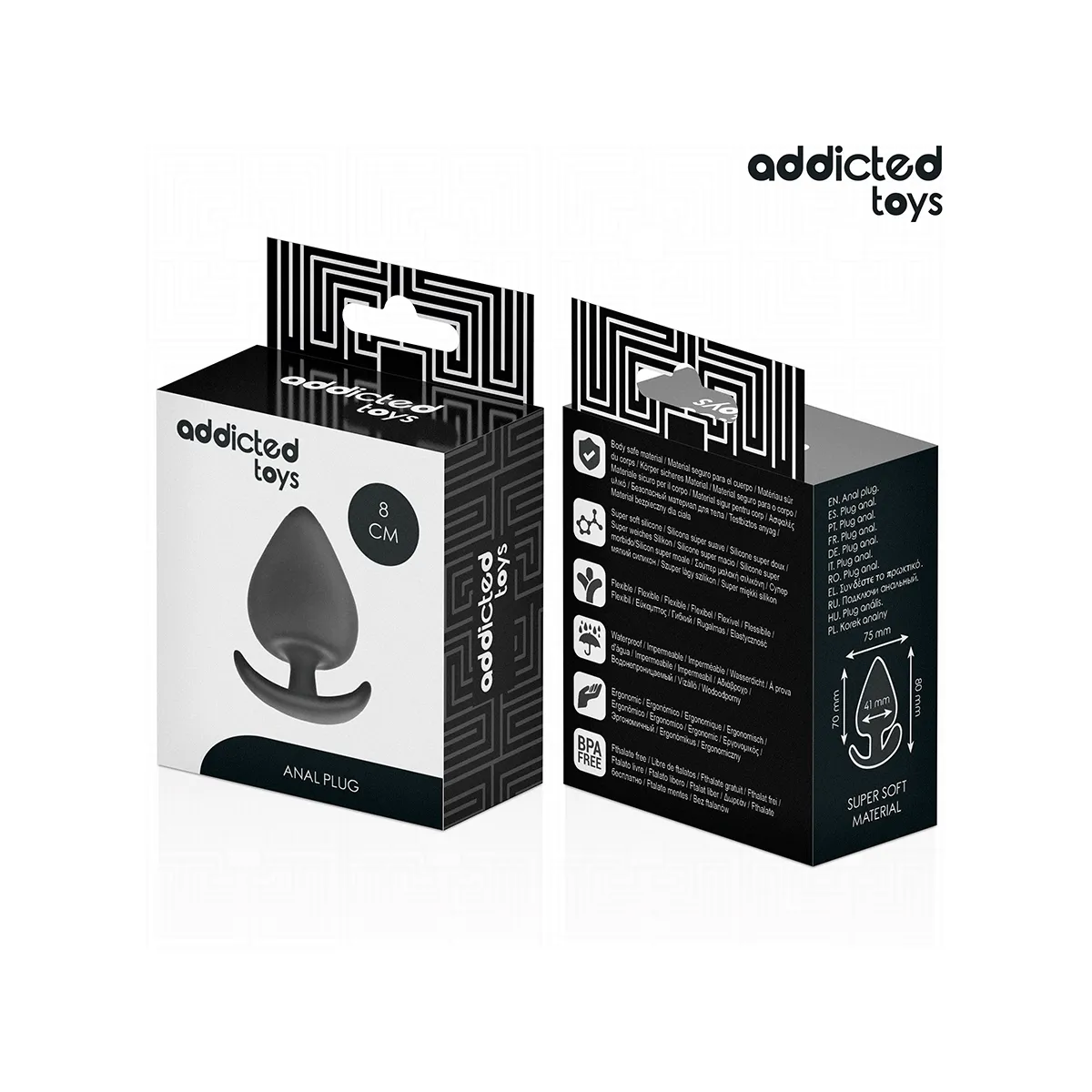 Analstecker Grösse L 8 cm von Addicted Toys | Fesselliebe.de