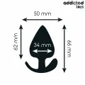 Analstecker Grösse M 6,6 cm von Addicted Toys