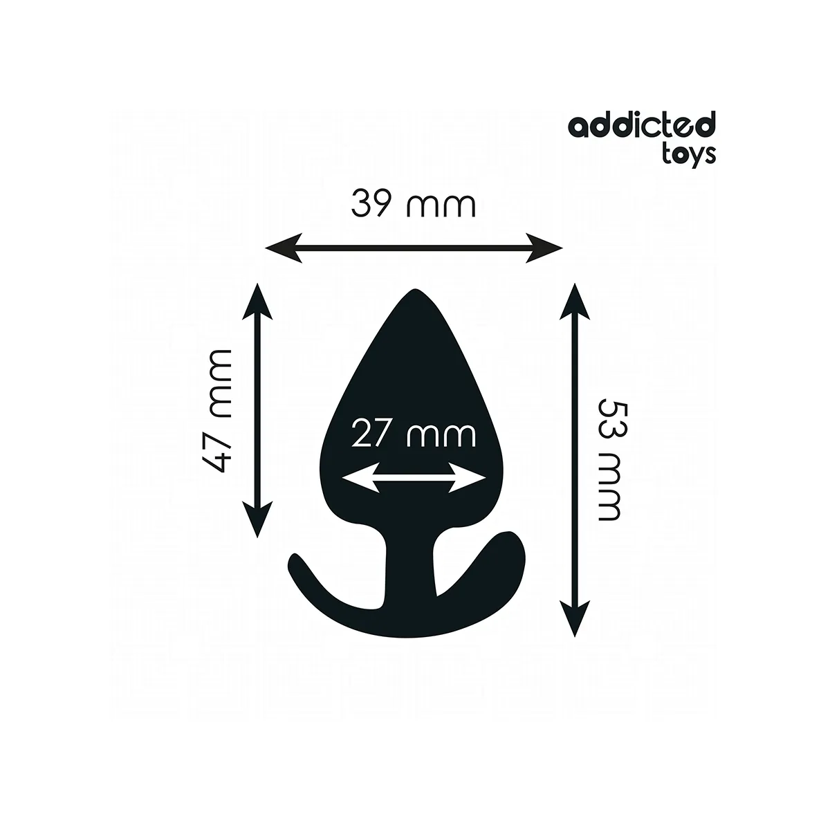 Analstecker Grösse S 5,3 cm von Addicted Toys | Fesselliebe.de