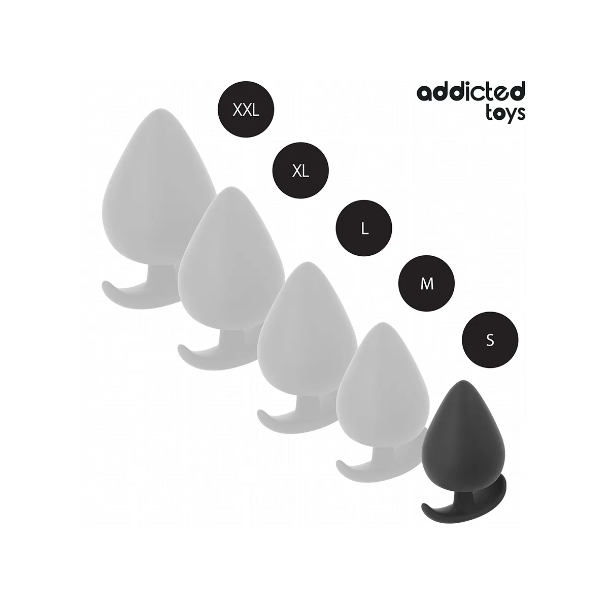 Analstecker Grösse S 5,3 cm von Addicted Toys | Fesselliebe.de