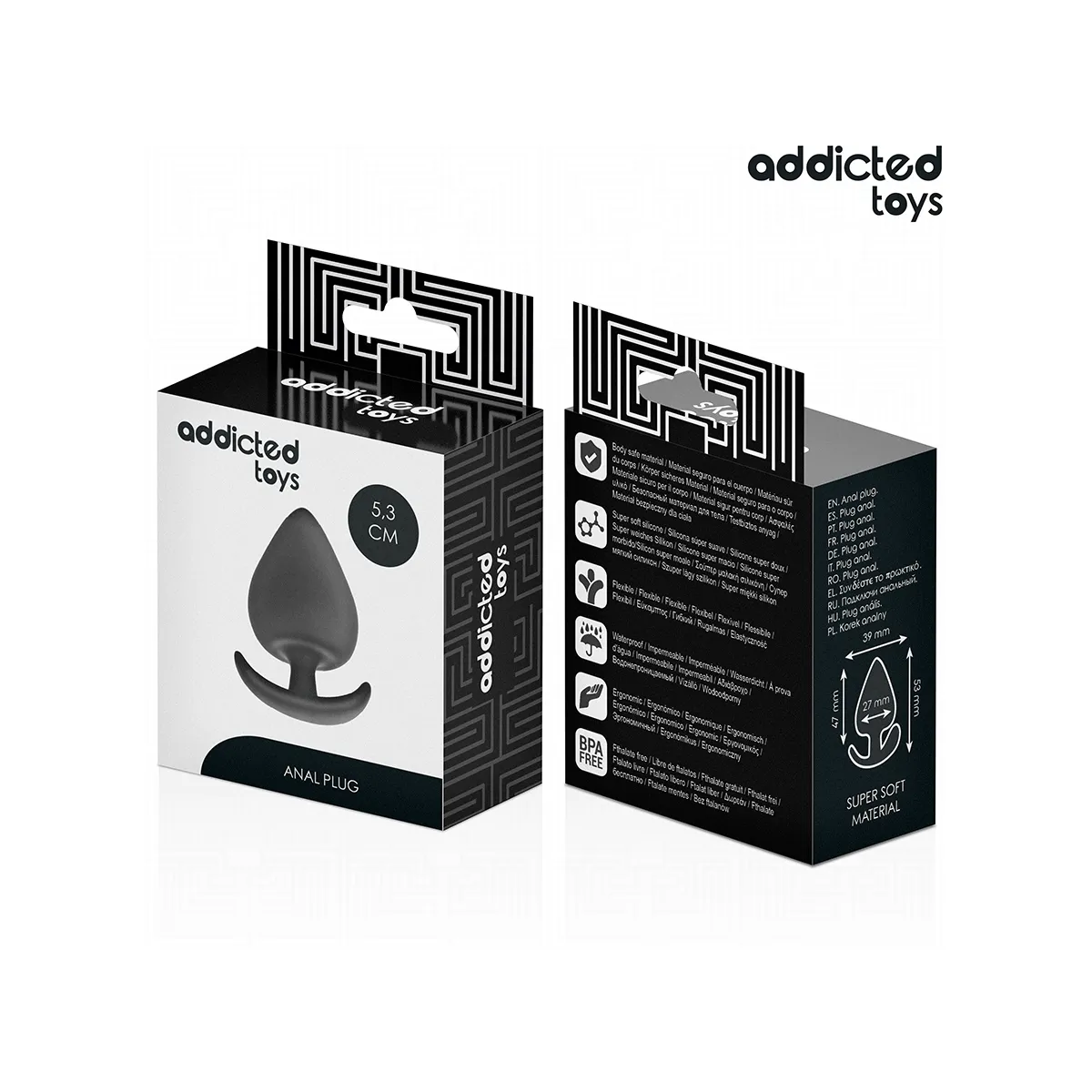 Analstecker Grösse S 5,3 cm von Addicted Toys | Fesselliebe.de