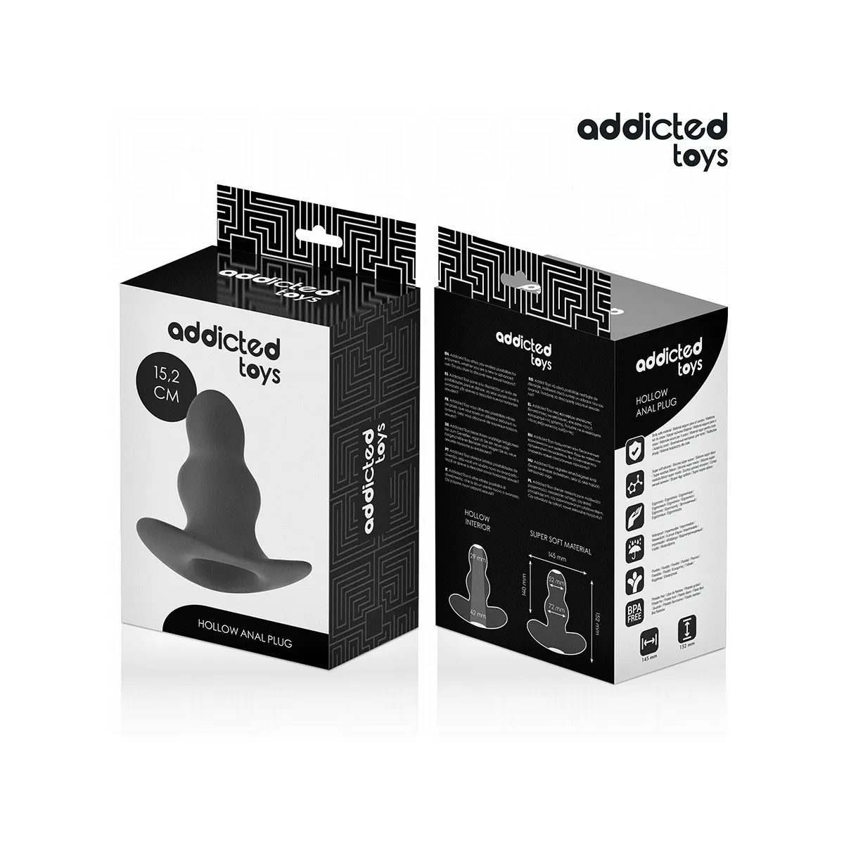 Hohl Anal Plug Grösse XXL 15,2 cm von Addicted Toys | Fesselliebe.de