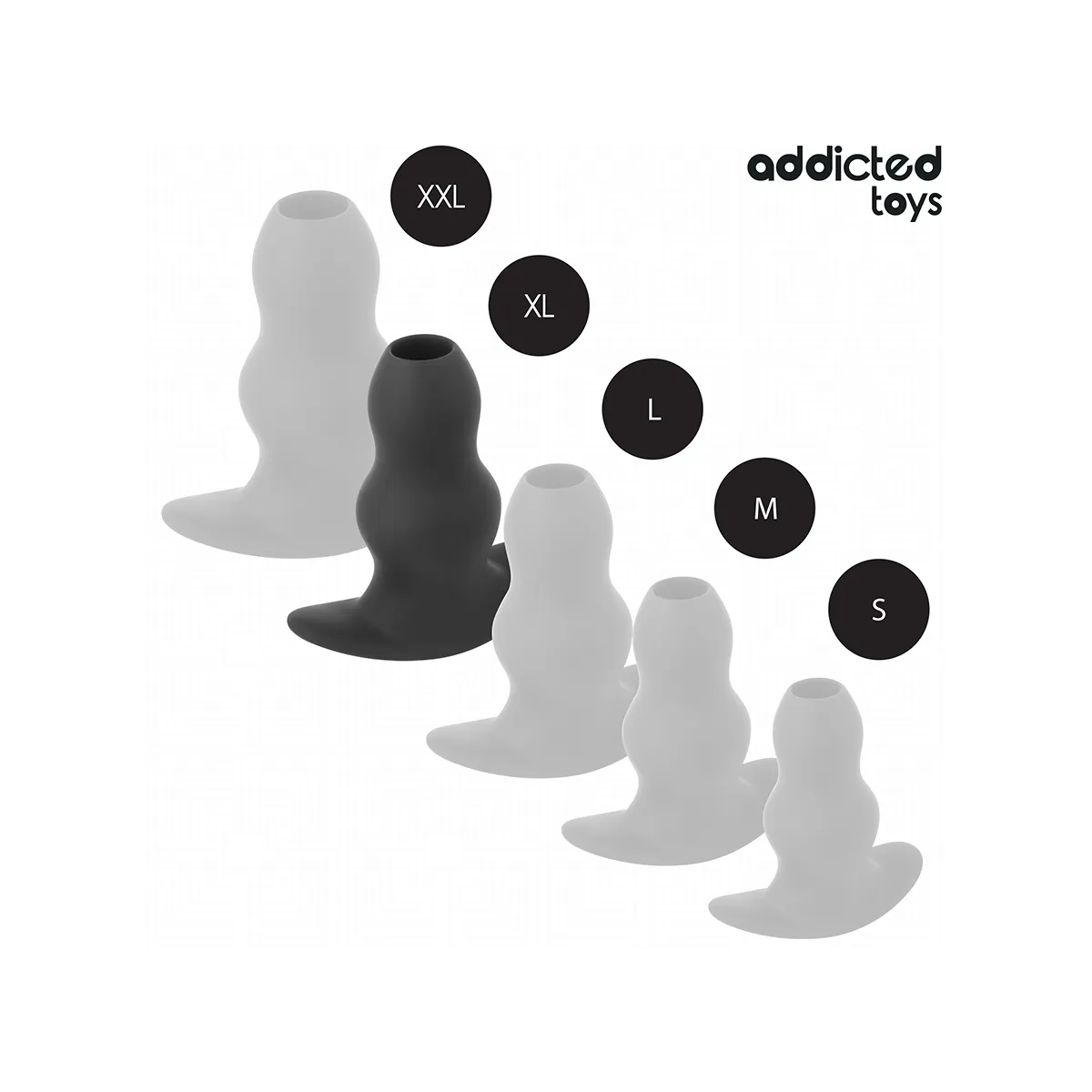 Hohl Anal Plug Grösse XL 13,9 cm von Addicted Toys | Fesselliebe.de