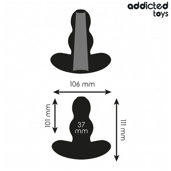 Hohl Anal Plug Grösse L 11,1 cm von Addicted Toys | Fesselliebe.de