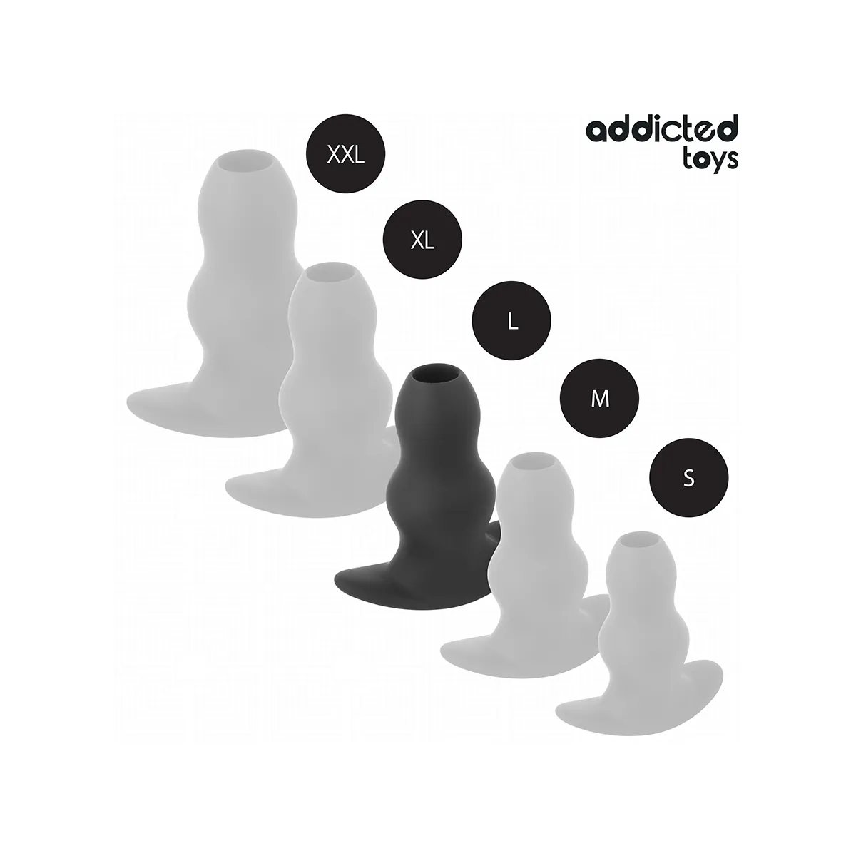 Hohl Anal Plug Grösse L 11,1 cm von Addicted Toys | Fesselliebe.de