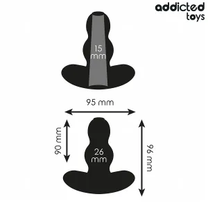 Hohl Anal Plug Grösse M 9,6 cm von Addicted Toys