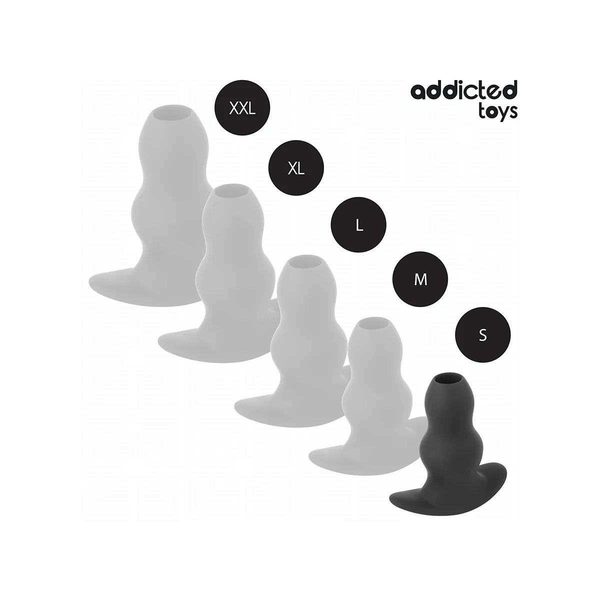 Hohl Analplug Grösse S 7,3 cm von Addicted Toys | Fesselliebe.de