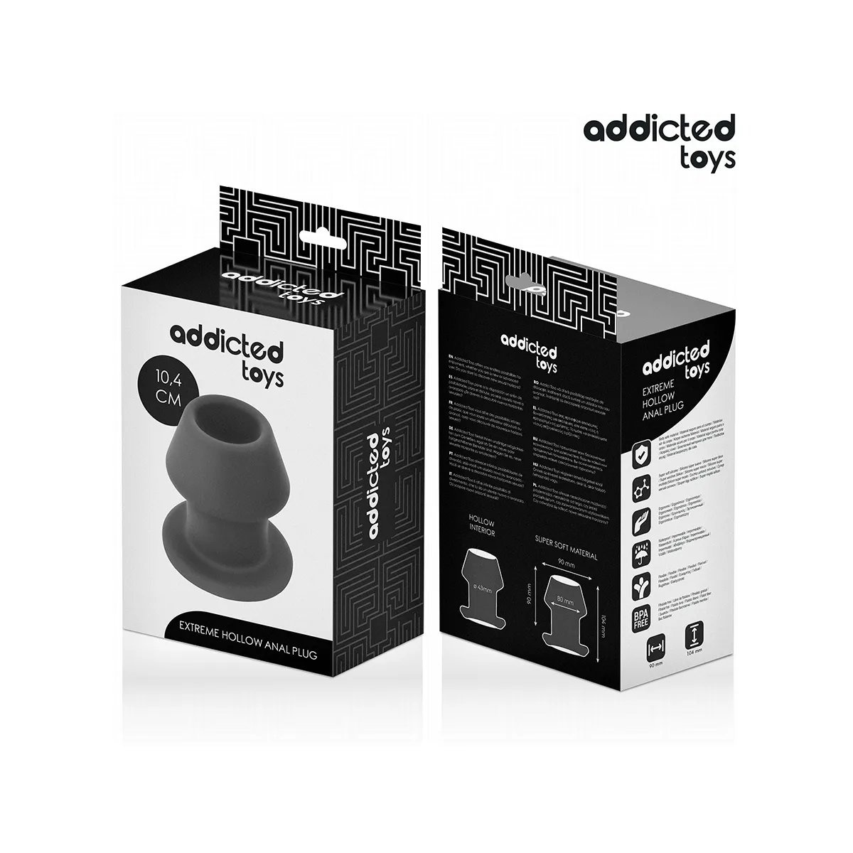 Extrem Hohl Anal Plug Grösse L 10,4 cm von Addicted Toys | Fesselliebe.de