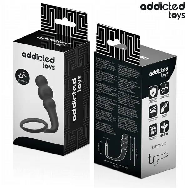 Analplug mit Ring Modell 1 von Addicted Toys | Fesselliebe.de