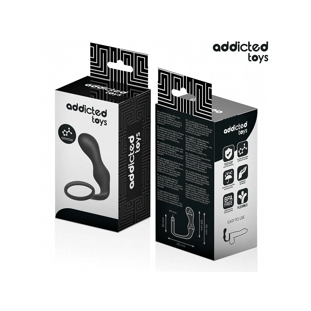 Analplug mit Ring Modell 3 von Addicted Toys | Fesselliebe.de