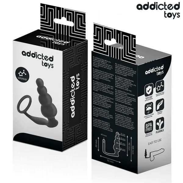 Analplug mit Ring Modell 5 von Addicted Toys | Fesselliebe.de